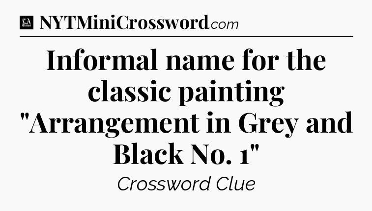 Informal name for the classic painting 