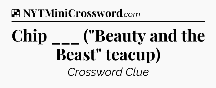 Solution: Chip ___ (