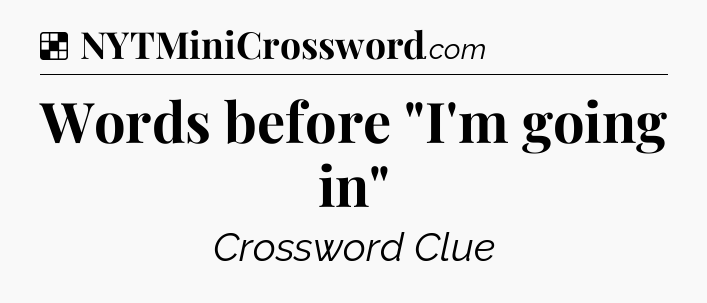 Solution: Words before 