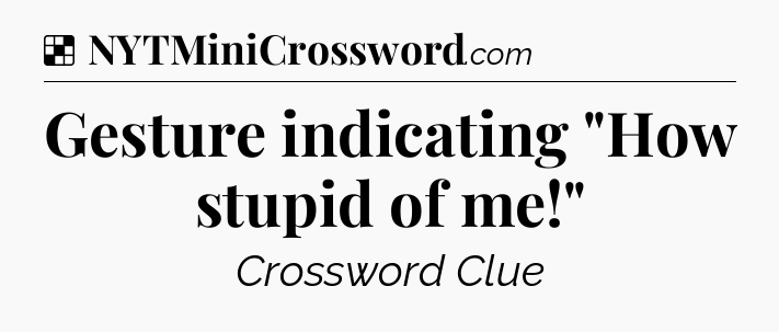 Solution: Gesture indicating 