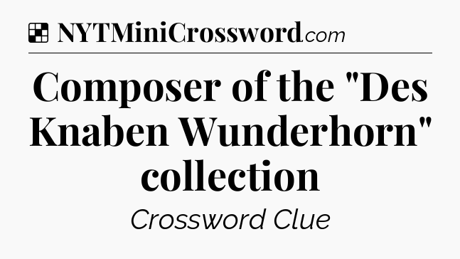 Solution: Composer of the 