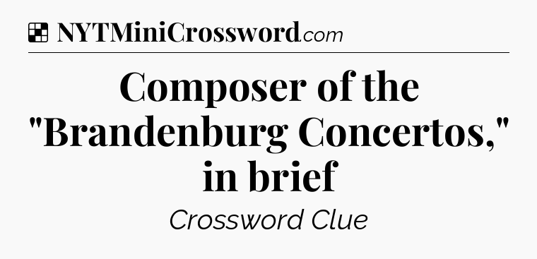 Solution: Composer of the 