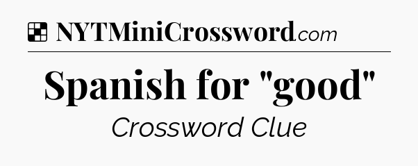 Solution: Spanish for 