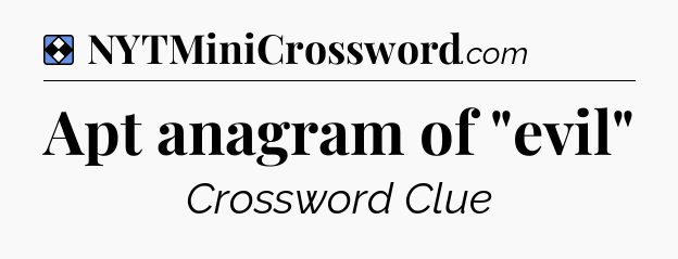Solution: Apt anagram of 