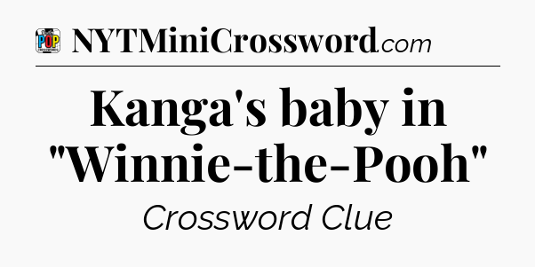 Kanga's baby in 