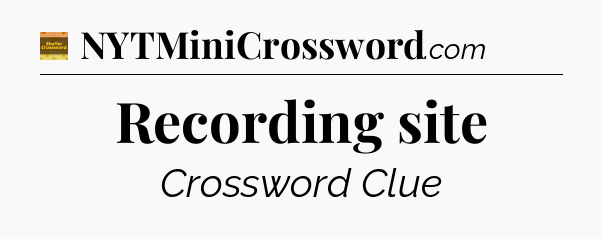 Recording site - Eugene Sheffer Crossword