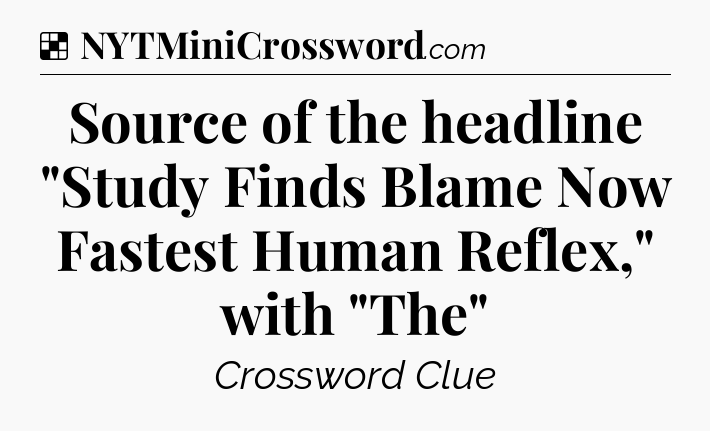 Solution: Source of the headline 
