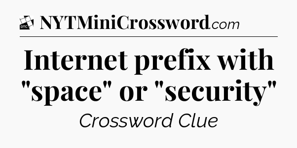 Internet prefix with 