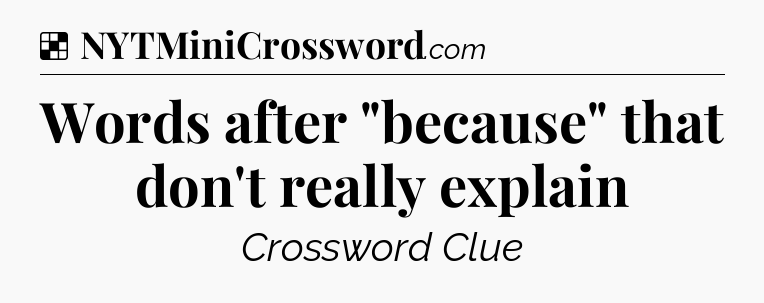 Solution: Words after 