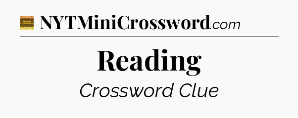 Reading - Eugene Sheffer Crossword