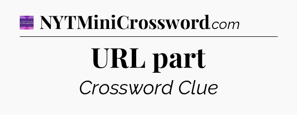 URL part - Thomas Joseph Crossword