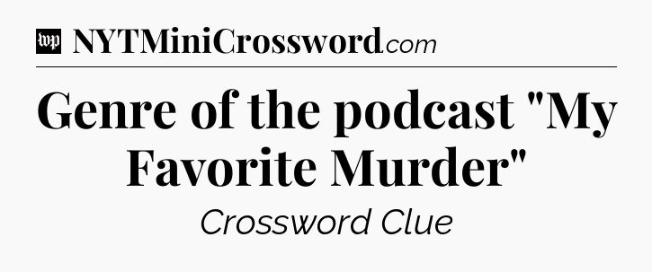 Genre of the podcast 