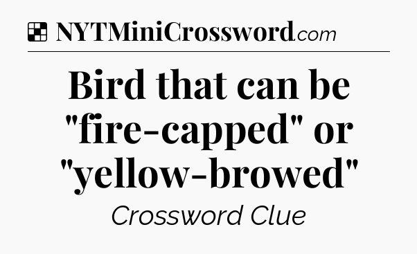 Solution: Bird that can be 