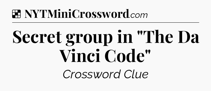 Solution: Secret group in 