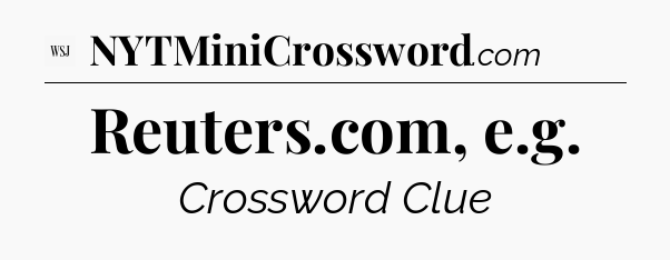 Reuters.com, e.g - WSJ Crossword