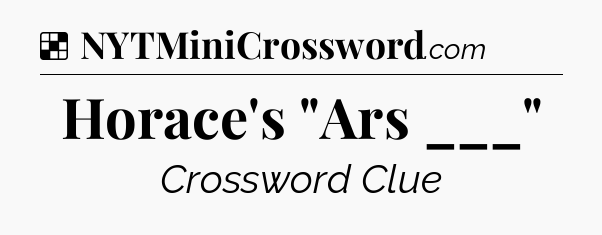Solution: Horace's 