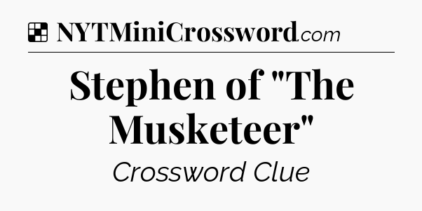 Solution: Stephen of 