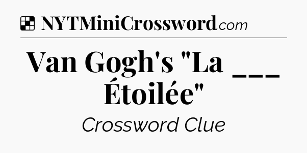 Solution: Van Gogh's 