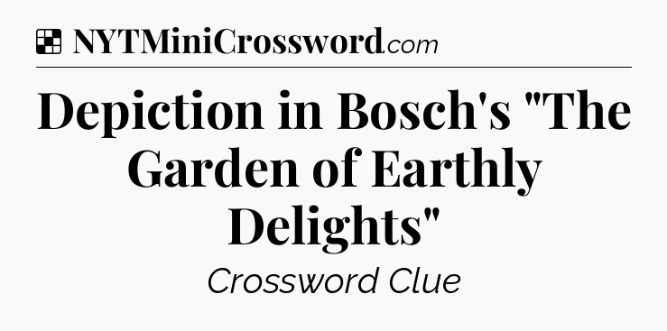 Solution: Depiction in Bosch's 