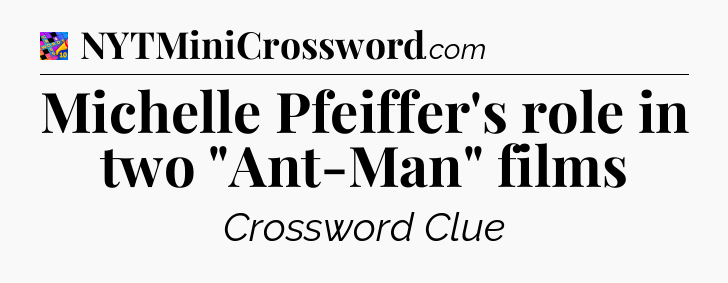 Michelle Pfeiffer's role in two 