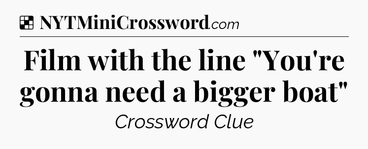 Solution: Film with the line 