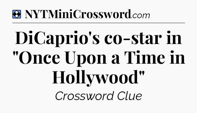 Solution: DiCaprio's co-star in 