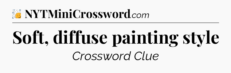 Soft, diffuse painting style - 7 Little Words
