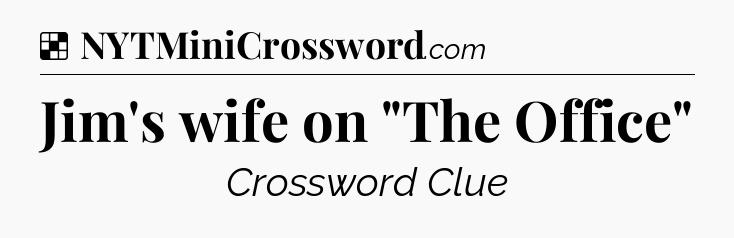 Solution: Jim's wife on 