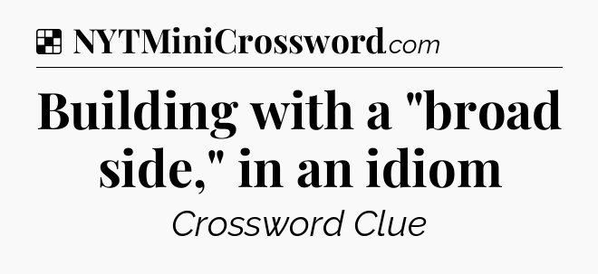 Solution: Building with a 