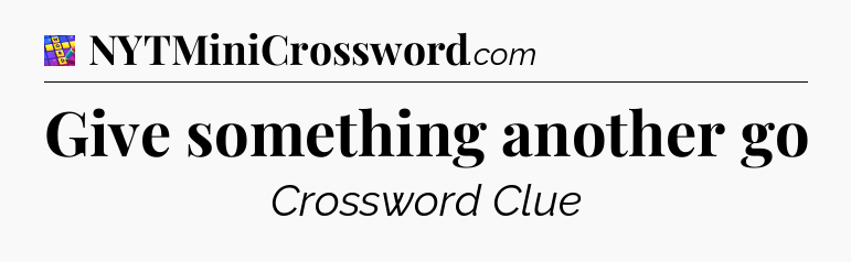 Give something another go Codycross