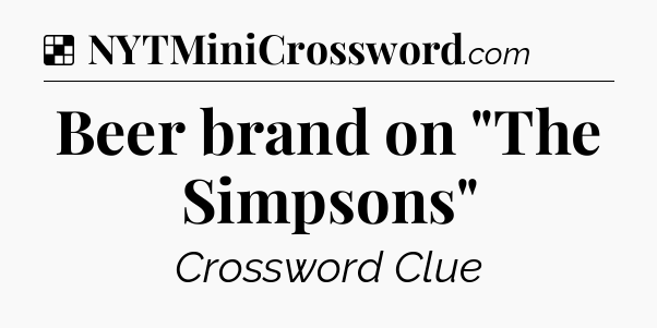 Solution: Beer brand on 