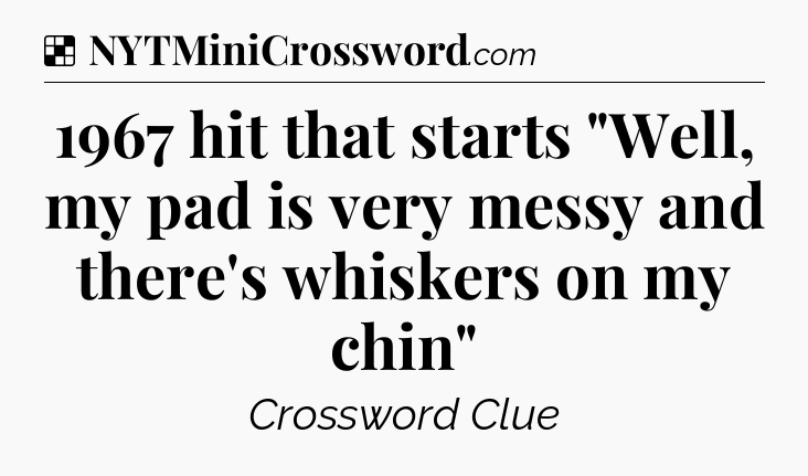 Solution: 1967 hit that starts 