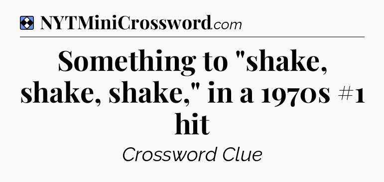 Solution: Something to 