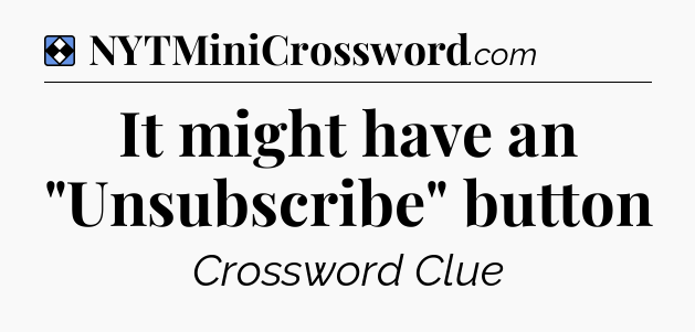 Solution: It might have an 