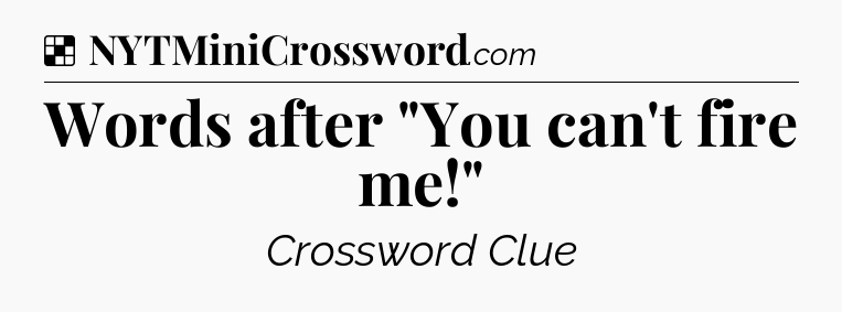 Solution: Words after 