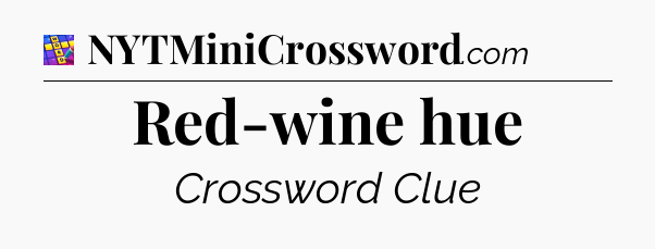 Red-wine hue Codycross