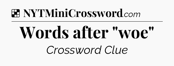 Solution: Words after 