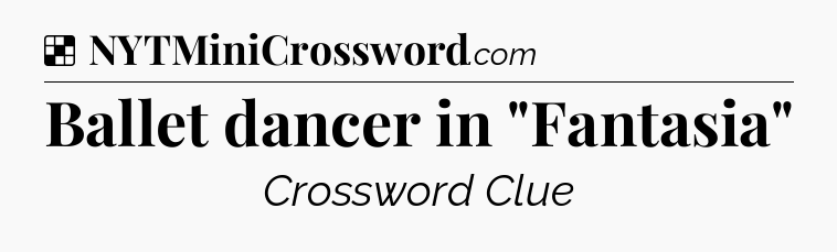 Solution: Ballet dancer in 