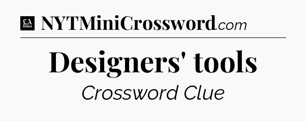 Designers' tools - LA Times Crossword