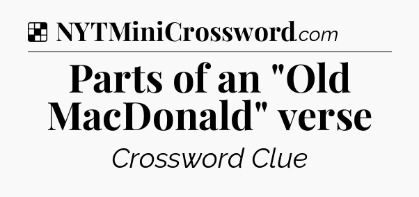 Solution: Parts of an 