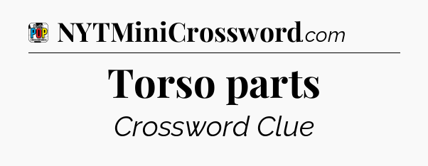 Torso parts Crossword Clue