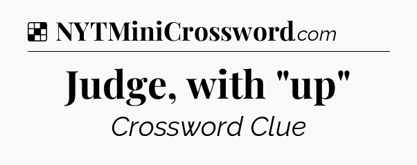 Solution: Judge, with 