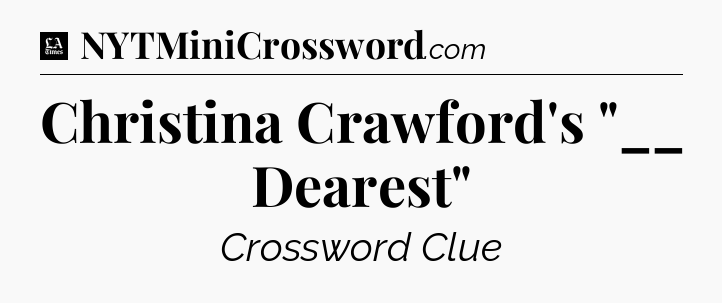 Christina Crawford's 
