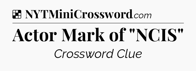Solution: Actor Mark of 