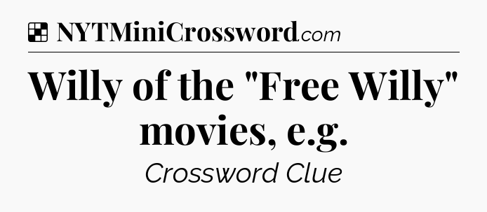 Solution: Willy of the 