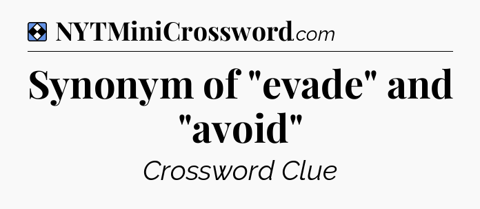 Solution: Synonym of 