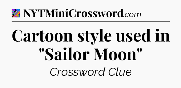 Cartoon style used in 