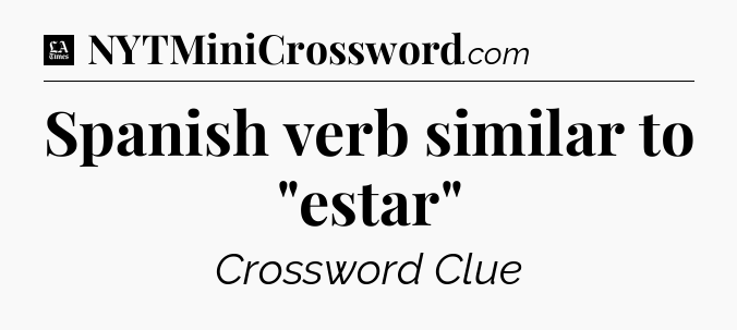 Spanish verb similar to 