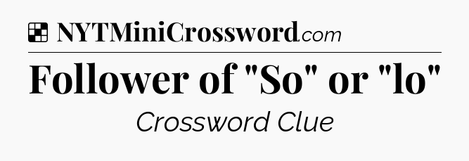 Solution: Follower of 