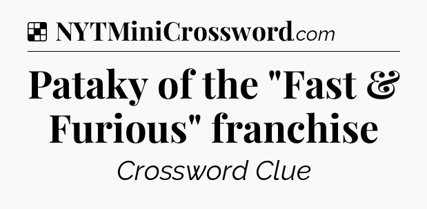Solution: Pataky of the 